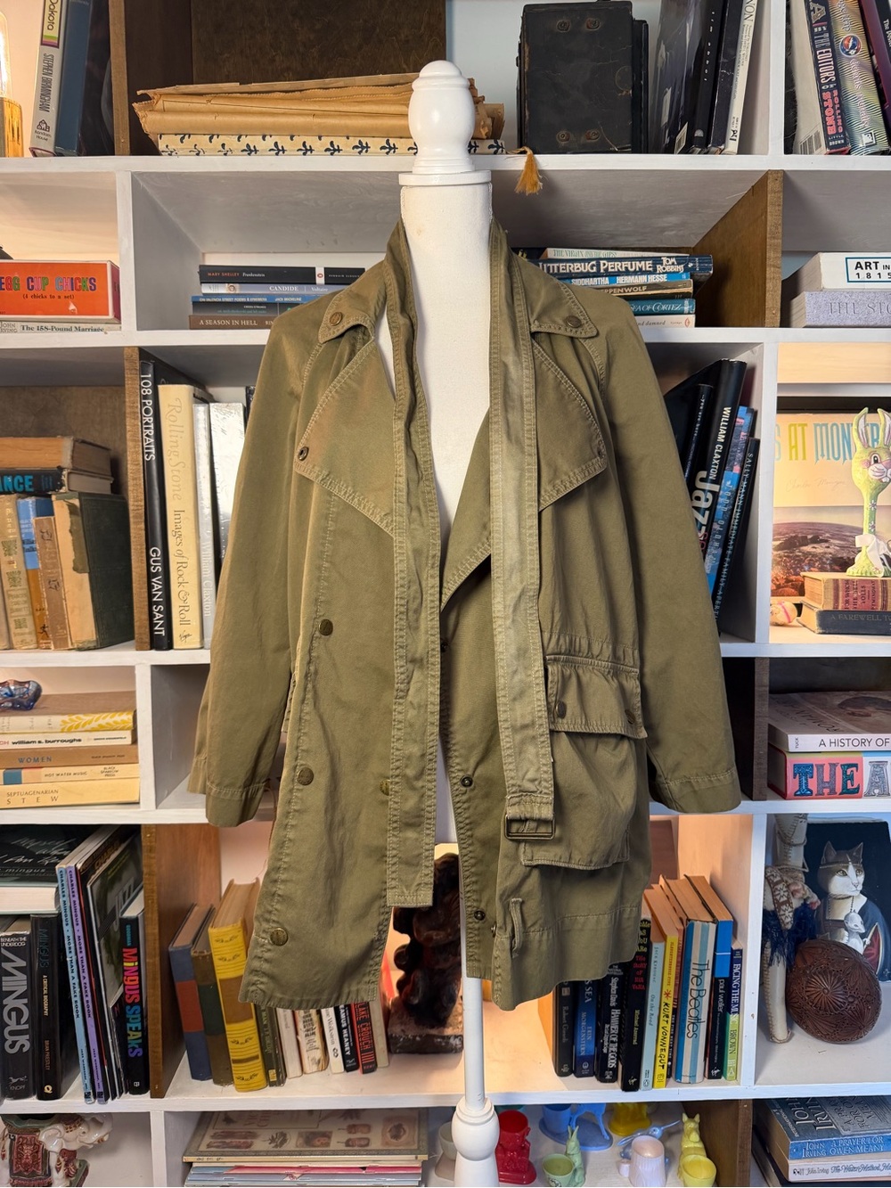 Adams Olive Green Military Field Jacket